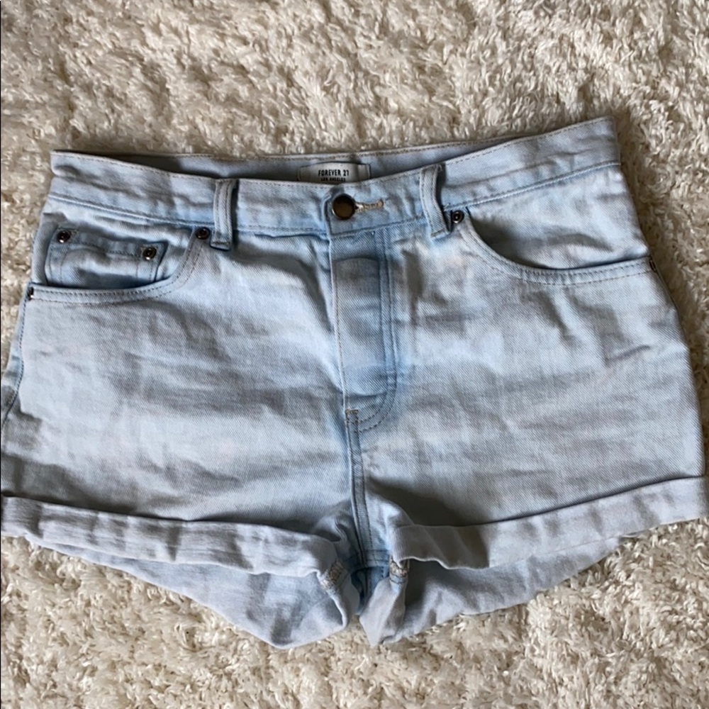 Forever 21 blue jean shorts